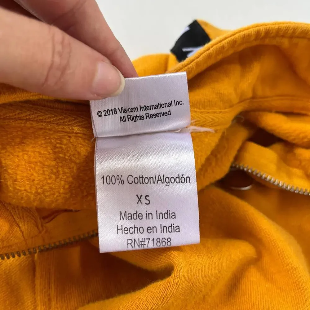 MTV Y2K Mustard 1/4 Zip Womens Sweeatshirt I Want My MTV Graphic Retro 90s - Picture 11 of 12